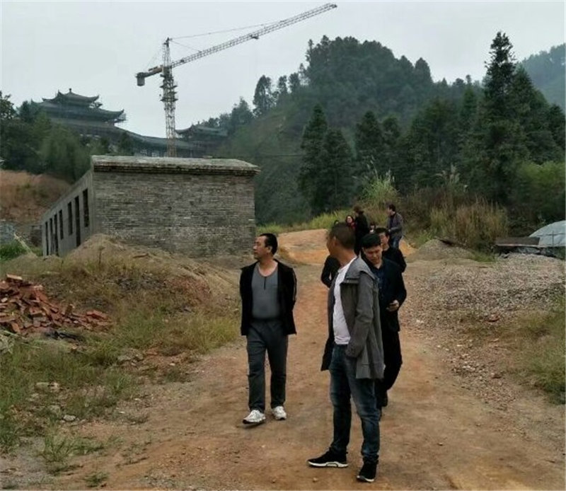 福建易順建筑工程有限公司到政和朱子書(shū)院施工現(xiàn)場(chǎng)指導(dǎo)工作